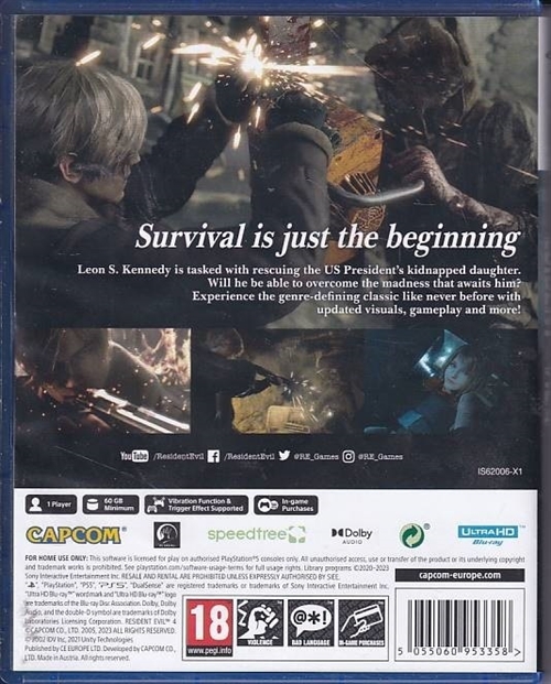 Resident Evil 4 - PS5 (A Grade) (Genbrug)